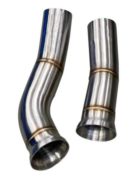 F87 BMW M2C & M2CS Equal Length Connecting Pipes - w straight pipes