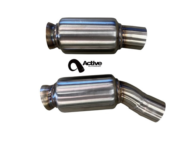 F87 BMW M2C & M2CS Equal Length Connecting Pipes - w resonated pipes