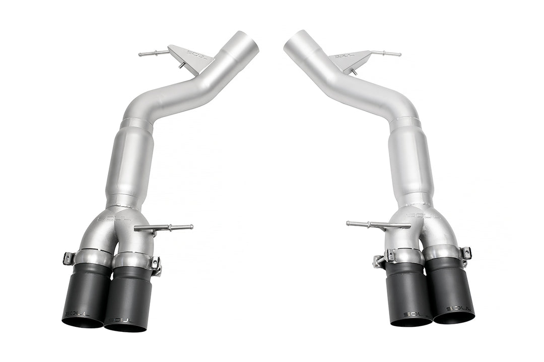 BMW F10 M5 SOUL Resonated Muffler Bypass Exhaust
