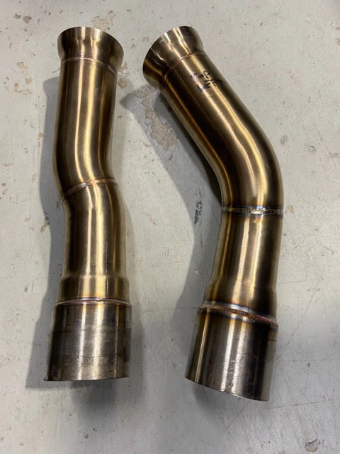 Connecting pipes for F8X BMW M3 & M4 Equal Length w AWE Switchpath custom connection
