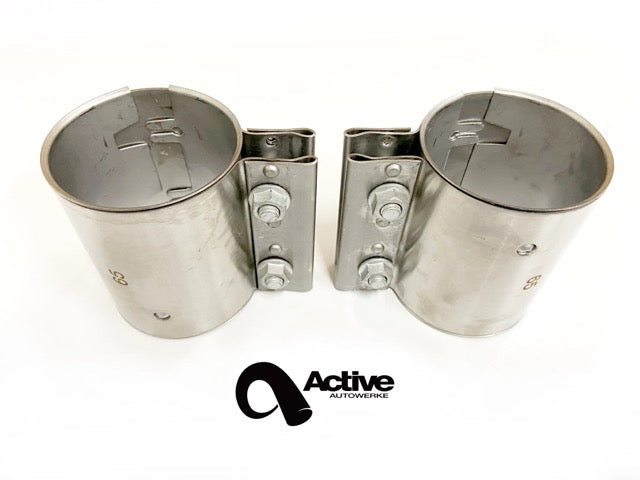 Active Autowerke Exhaust Torca Clamps F8X - Clamp Pair