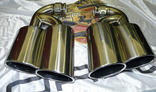 Porsche Cayenne Turbo Style Exhausts Tips