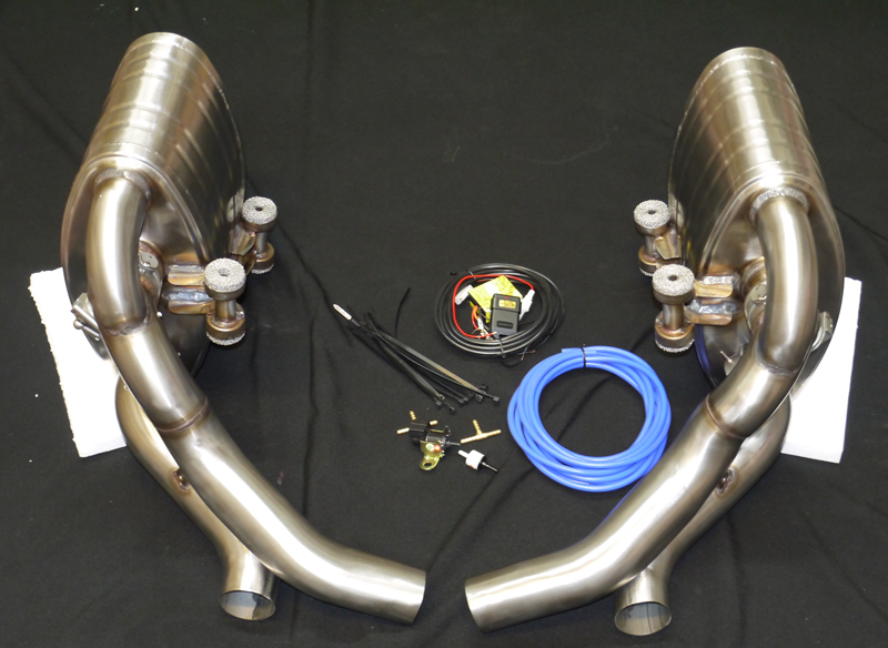 Porsche 997.2 C2/C2S/C4/C4S/GTS Exhausts Mufflers with Sound Valves