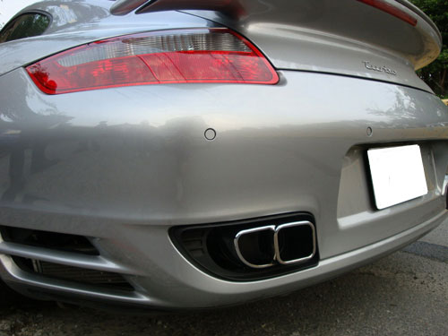 Porsche 997 Turbo Teardrop Style Exhausts Tips