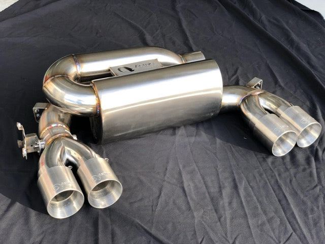 Active Autowerke F8X M3 M4 Signature Exhaust System includes Active F-brace - Carbon Tips