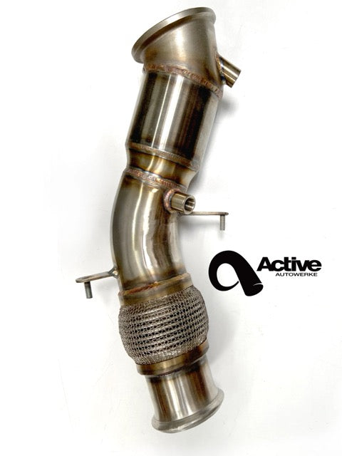 Active Autowerke BMW B46 G2X 230i 330i 430i GESI Catted Downpipe - Catted DP turbo gasket included (2021+ G-series)