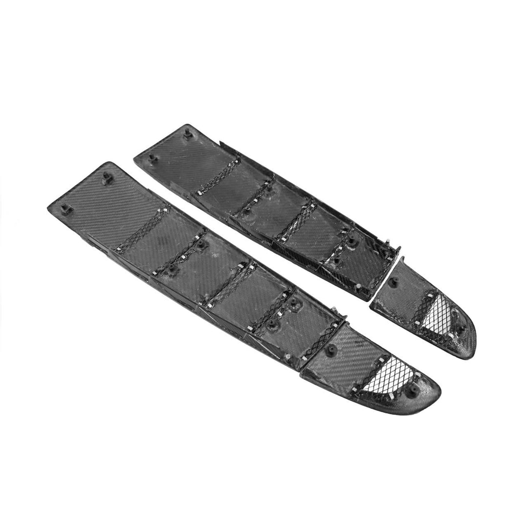 Carbon Fiber Spider Rear Engine Louvers -  Audi R8 R8 (V10) 2009 - 2014