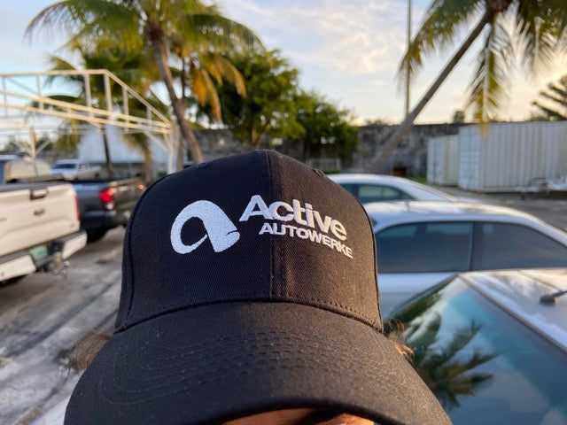 Active Autowerke 6-Panel Black Snapback Hat