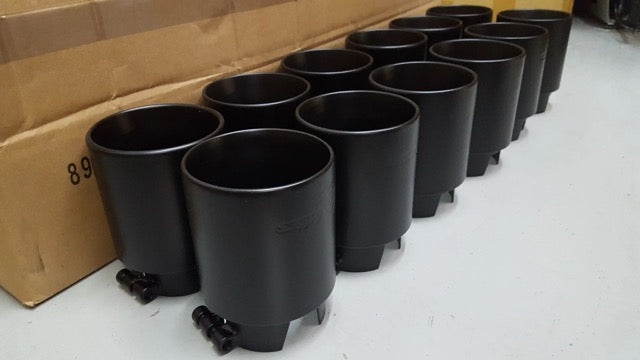 F8X BMW M2C M3 & M4 Rear Exhaust Tips - for Active exhausts - Carbon fiber over black chrome