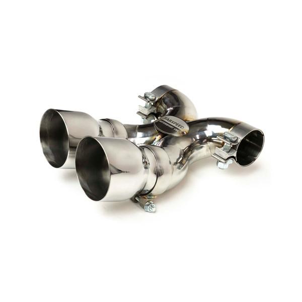 Fabspeed Porsche 718 Boxster/Cayman Maxflo True X-Pipe with Dual Tips (2017+)