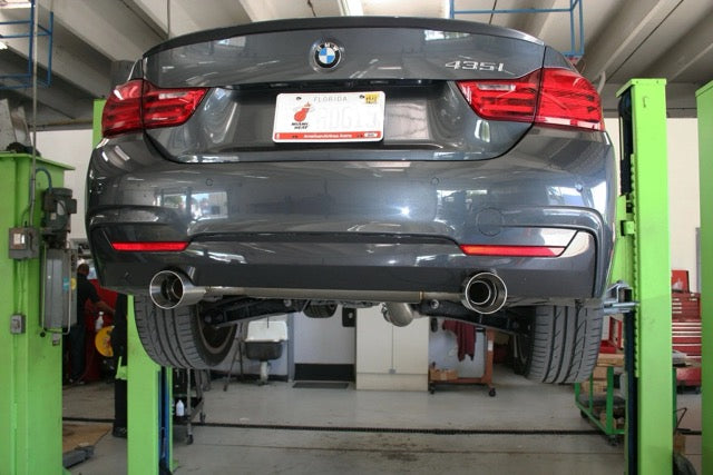 Active Autowerke F3X 335i | 435i Performance Valved Rear Exhaust GEN 2 - BMW F3x 335i Rear Exhaust with CARBON tips