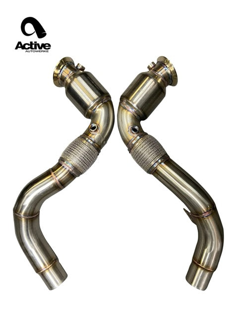 S63 N63 Catted Downpipes | V8 BMW X5 M and X6 M X5 X6 550i 650i - For G body cars