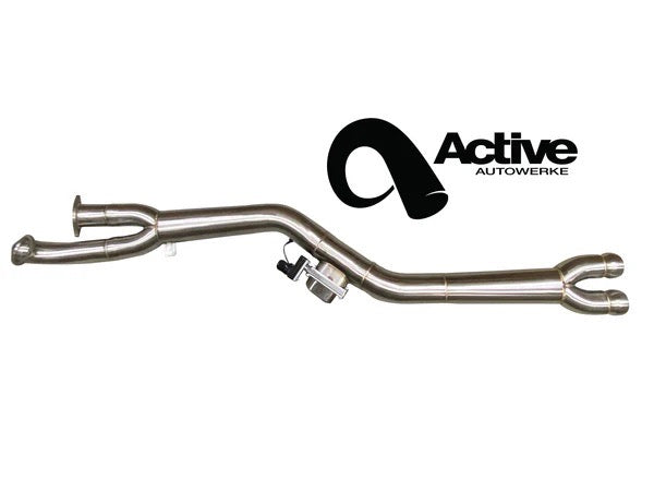 Active Autowerke G80/G82 M3/M4 Signature single mid-pipe with G-brace - Mid-pipe only
