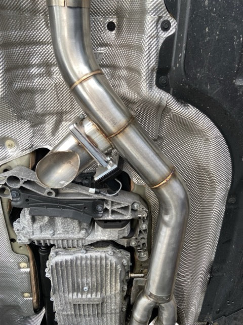 G80/G82 M3/M4 Signature RACE ONLY Exhaust System - GOLIATH - Full race only exhaust w DUMP - Matte Black Tips