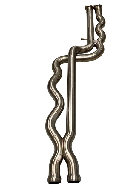 F8X BMW M3 & M4 Gen 2 Equal Length Mid Pipe includes Active F-brace - Equal Length Mid Pipe w resonated AWE Switchpath