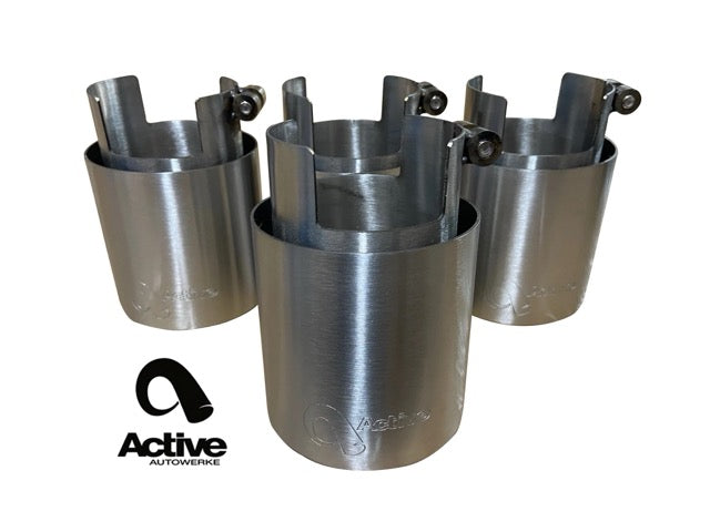 G8X BMW M2, M3 & M4 OEM Rear Exhaust Tips - Brushed finish