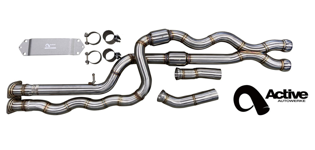M2C Equal Length Gen 2 Mid Pipe includes Active F-brace w straight pipes