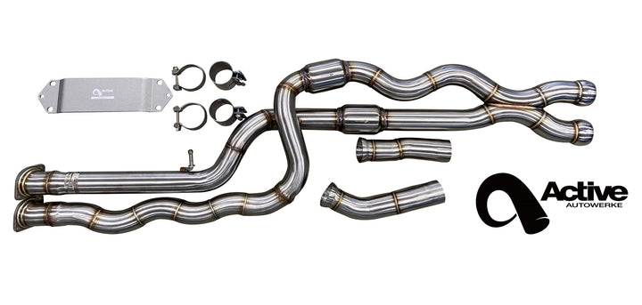 M2C Equal Length Gen 2 Mid Pipe includes Active F-brace w straight pipes