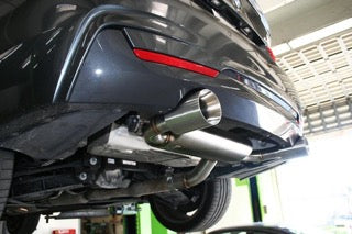 Active Autowerke F3X 340i | 440i Performance Valved Rear Exhaust GEN 2 - BMW F3x 340i Rear Exhaust with BLACK tips