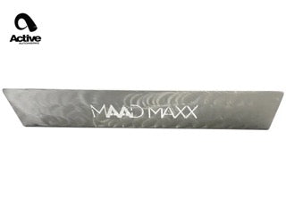 Maad Maxx - F8X BMW M3 & M4 Rear Exhaust Section - 3 Can Valved - Exhaust w Tips w brushed tips
