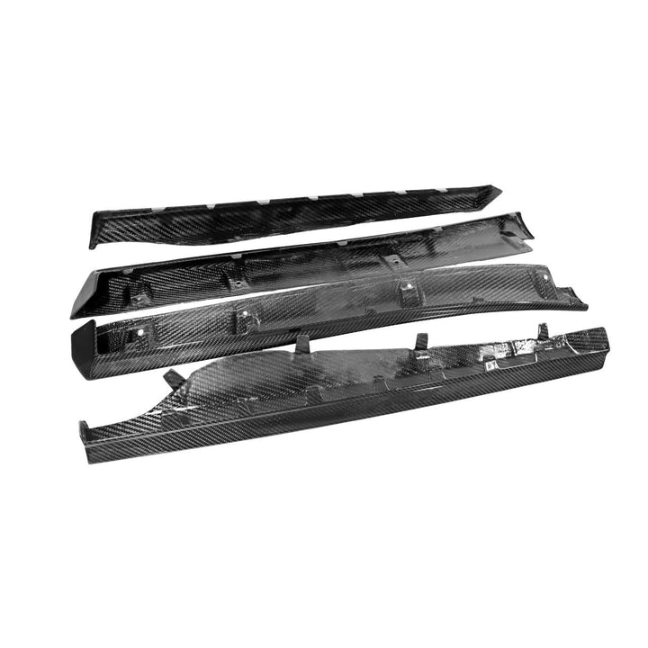Carbon Fiber 4 Piece Side Skirts - McLaren 540C/570S/570GT