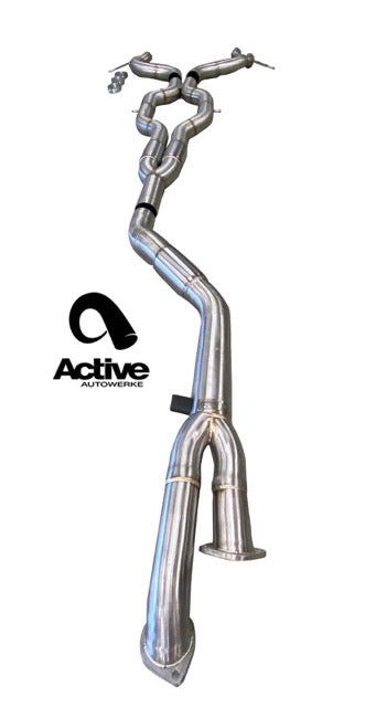 G80/G82 M3/M4 Signature RACE ONLY Exhaust System - GOLIATH - Full race only exhaust - Carbon over Black Chrome Tips