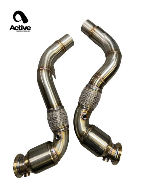 S63 N63 Catted Downpipes | V8 BMW X5 M and X6 M X5 X6 550i 650i - For G body cars