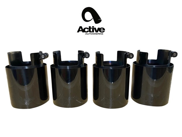 G8X BMW M2, M3 & M4 OEM Rear Exhaust Tips - Black Chrome