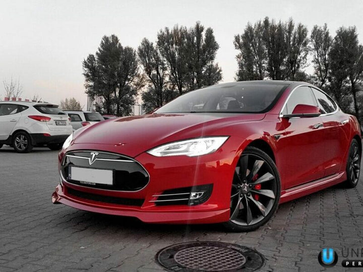 Unplugged Performance Tesla Model S Front Spoiler & Diffuser System 2012-2016.5
