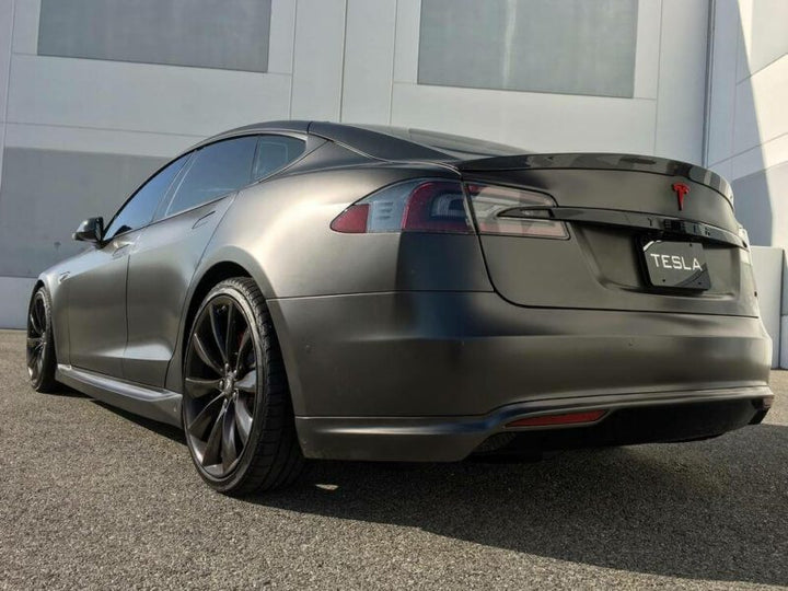 Unplugged Performance Tesla Model S Rear Under Spoiler and Diffuser System, Urethane