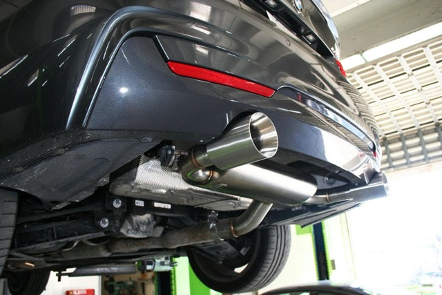 Active Autowerke F3X 335i | 435i Performance Valved Rear Exhaust GEN 2 -BMW F3x 335i Rear Exhaust with BLACK tips