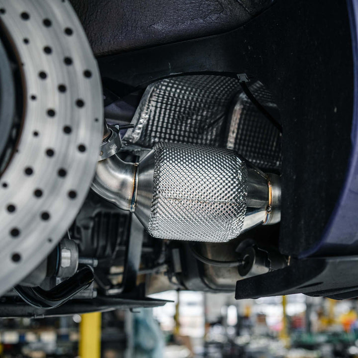 Fabspeed Porsche 718 GT4 RS RENNKRAFT® Long Tube Header System (2022+)