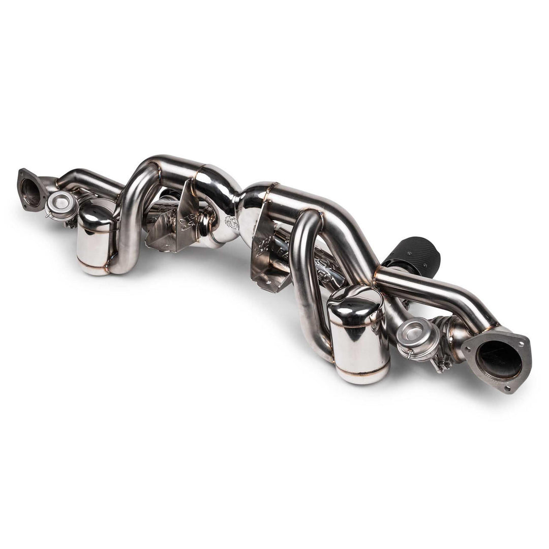 Fabspeed Porsche 718 GT4 RS Valvetronic X-Pipe Cat-Back Exhaust System (2022+)