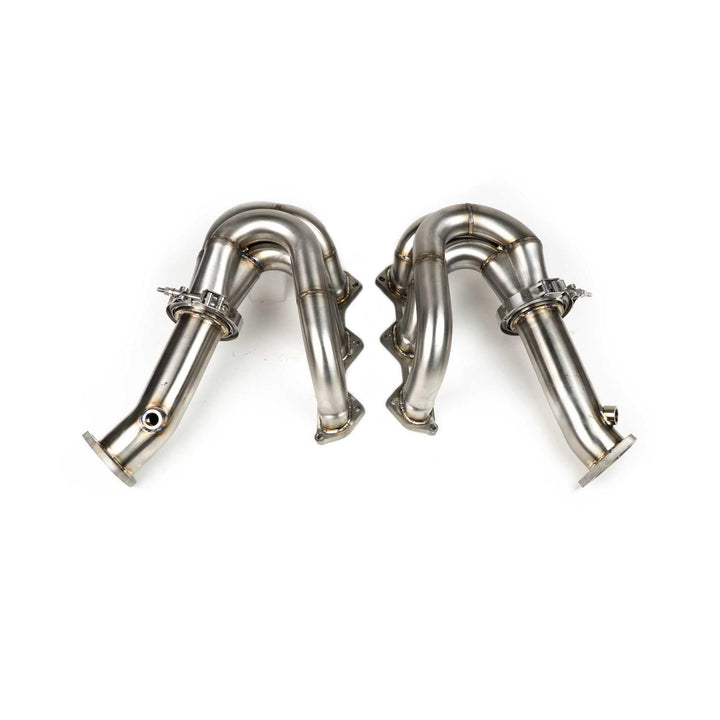 Fabspeed Porsche 718 GT4 / GTS / Spyder RENNKRAFT® Modular Street and Racing Headers with HJS Catalytic Converters (2020+)