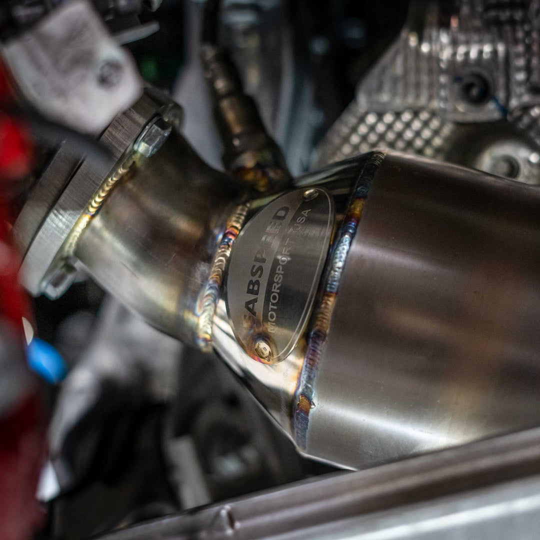 Fabspeed Porsche 718 GT4 / GTS / Spyder RENNKRAFT® Modular Street and Racing Headers with HJS Catalytic Converters (2020+)