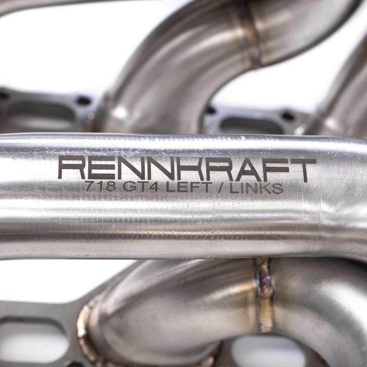 Fabspeed Porsche 718 GT4 / GTS / Spyder RENNKRAFT® Modular Street and Racing Headers with HJS Catalytic Converters (2020+)