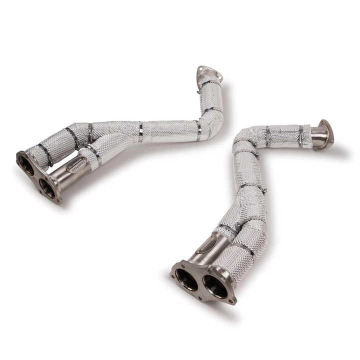 Fabspeed Porsche 718 GT4 / GTS / Spyder Over Axle Link Pipes (2020+)