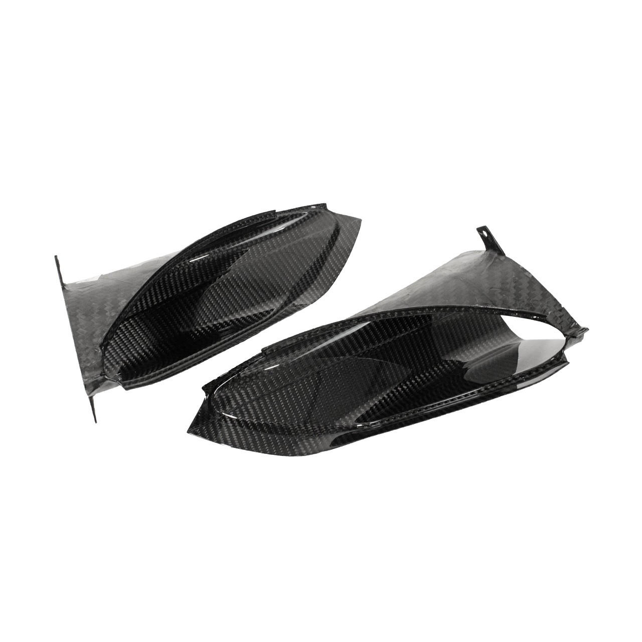 Carbon Fiber Rear Forward Quarter Panel Brake Duct Intakes - McLaren 7 ...