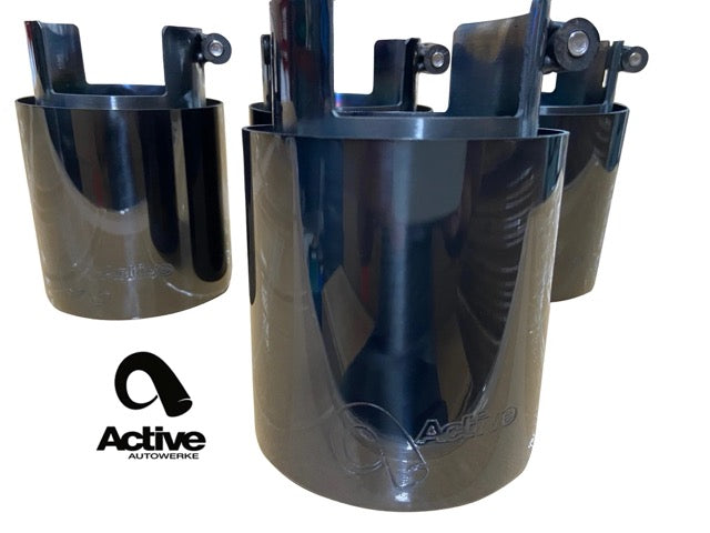 G8X BMW M2, M3 & M4 OEM Rear Exhaust Tips - Black Chrome
