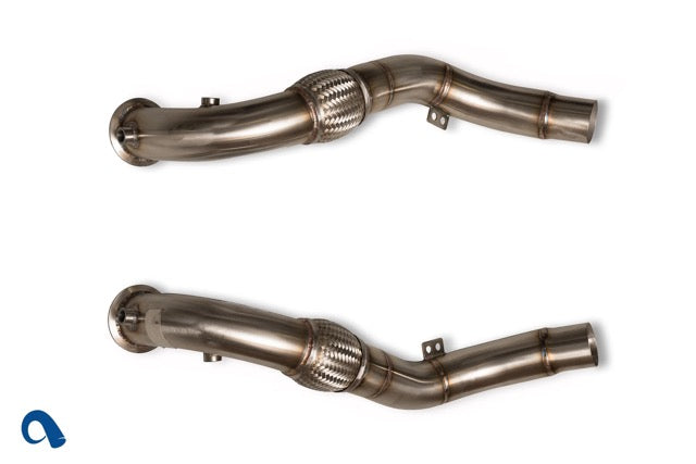 BMW N63 Downpipes for | Twin-turbo V8 BMW X5 and X6 | F10 550i slip-on - 2013 and on