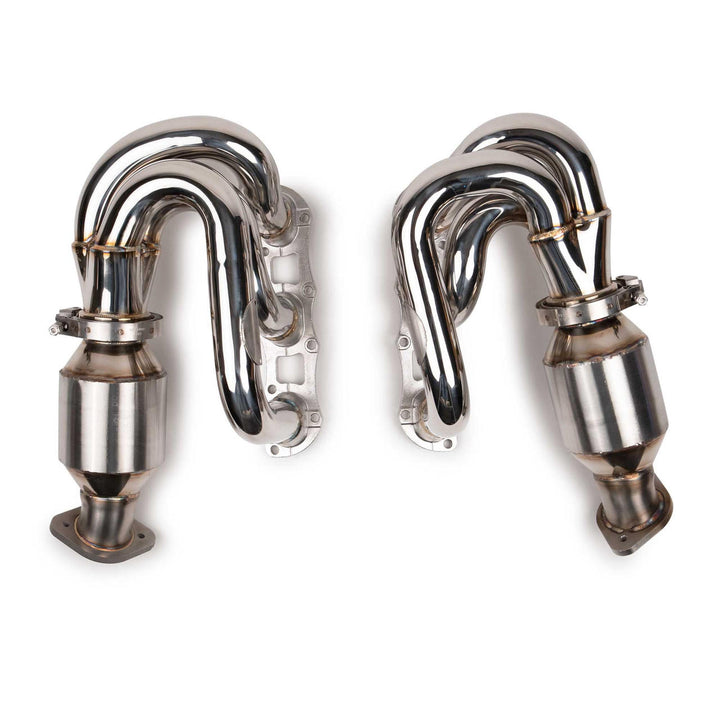 Fabspeed Porsche 981 Boxster / Cayman RENNKRAFT® US PATENTED Modular Headers with HJS Catalytic Converters (2013-2016)