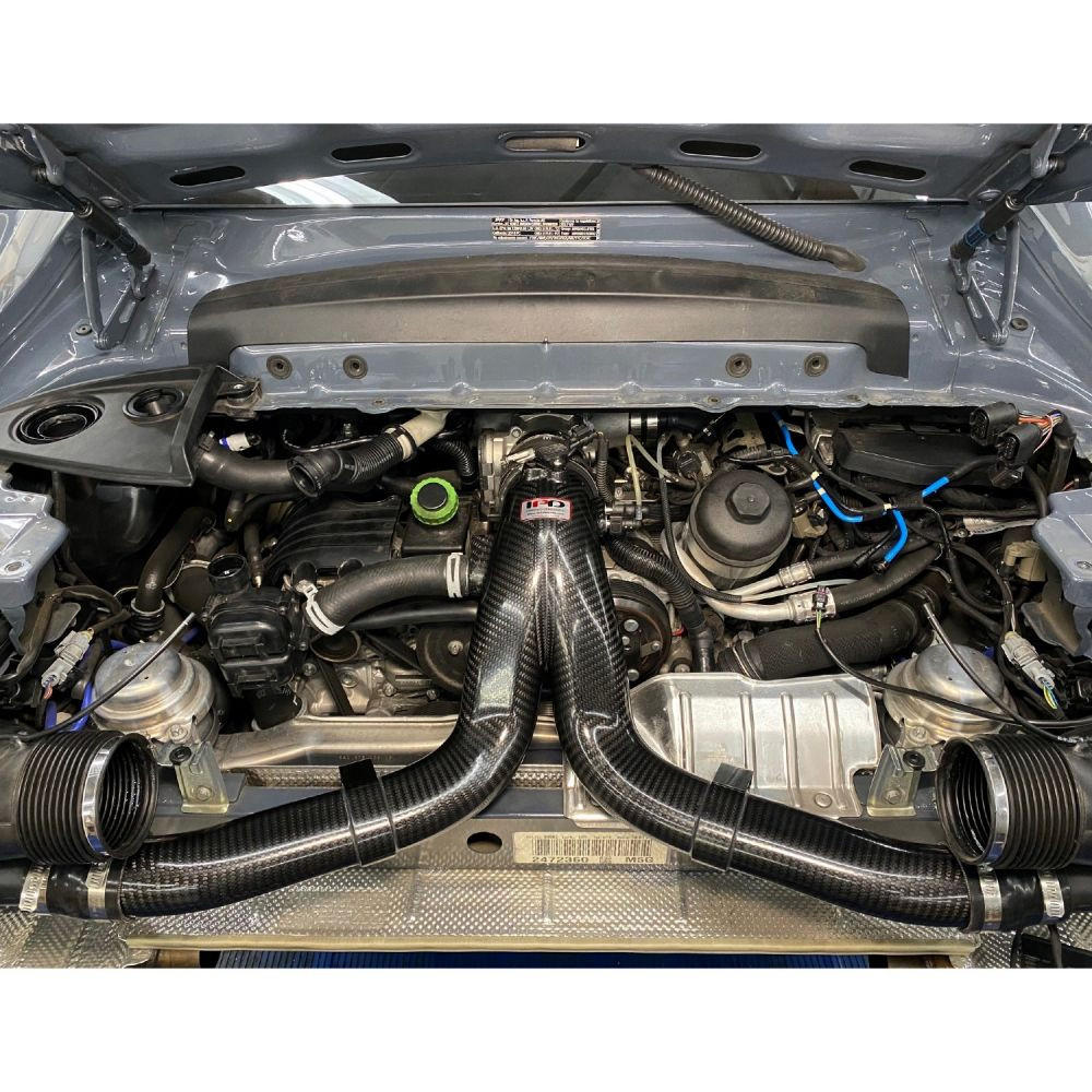Porsche 991.2 Turbo / Turbo S IPD High Flow Carbon Y-Pipe (2017-2019)