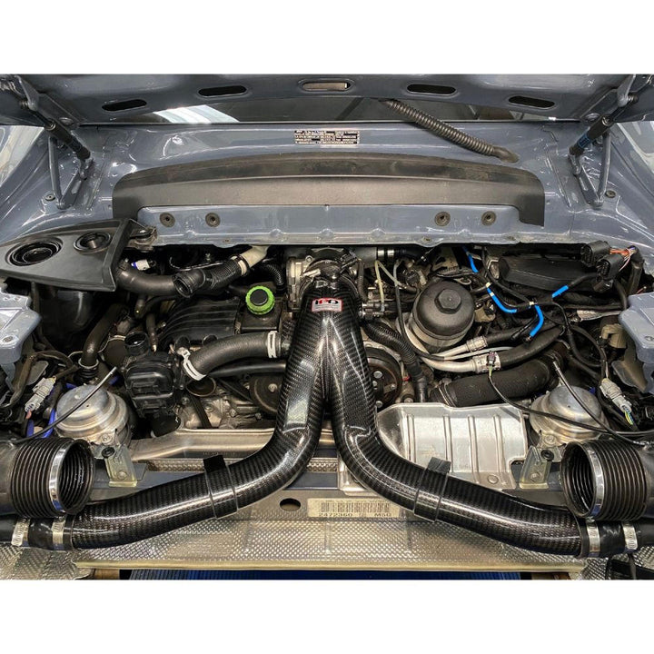 Porsche 991.2 Turbo / Turbo S IPD High Flow Carbon Y-Pipe (2017-2019)