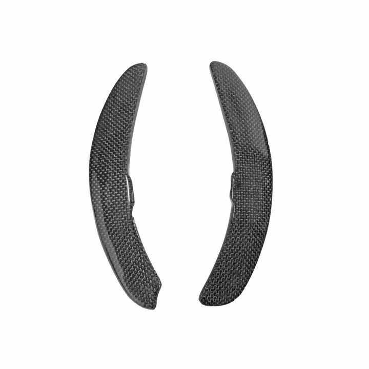 Fabspeed Porsche 991.1 / 991.2 Carbon Fiber PDK 2 Extended Paddle Shifters With Sport Control Cut Out (2012-2019)