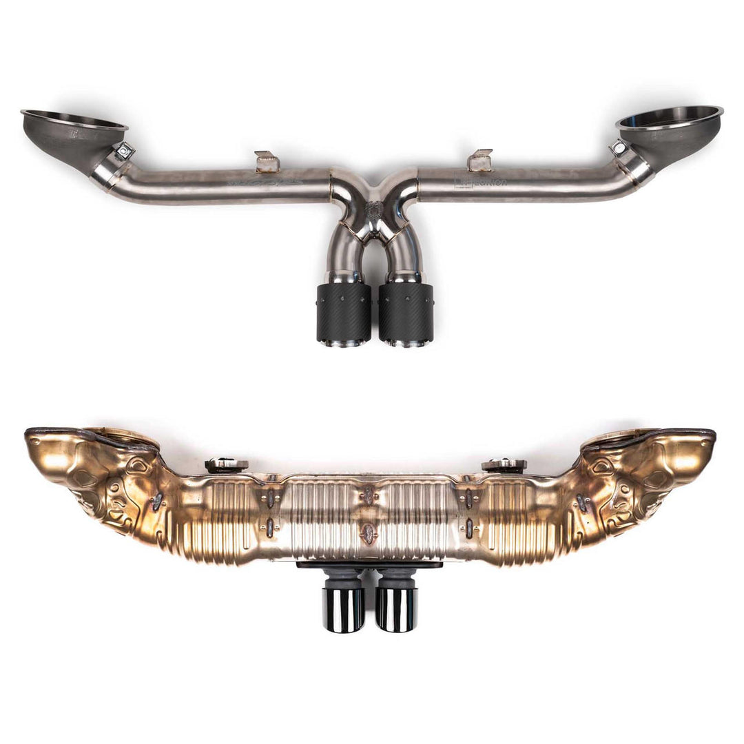 Fabspeed Porsche 992 GT3 / GT3 RS TITANIUM Supercup Cat-Back Exhaust System Non valved (2022+)