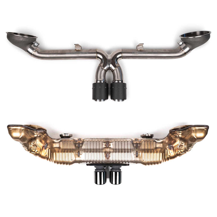 Fabspeed Porsche 992 GT3 / GT3 RS TITANIUM Supercup Cat-Back Exhaust System Non valved (2022+)