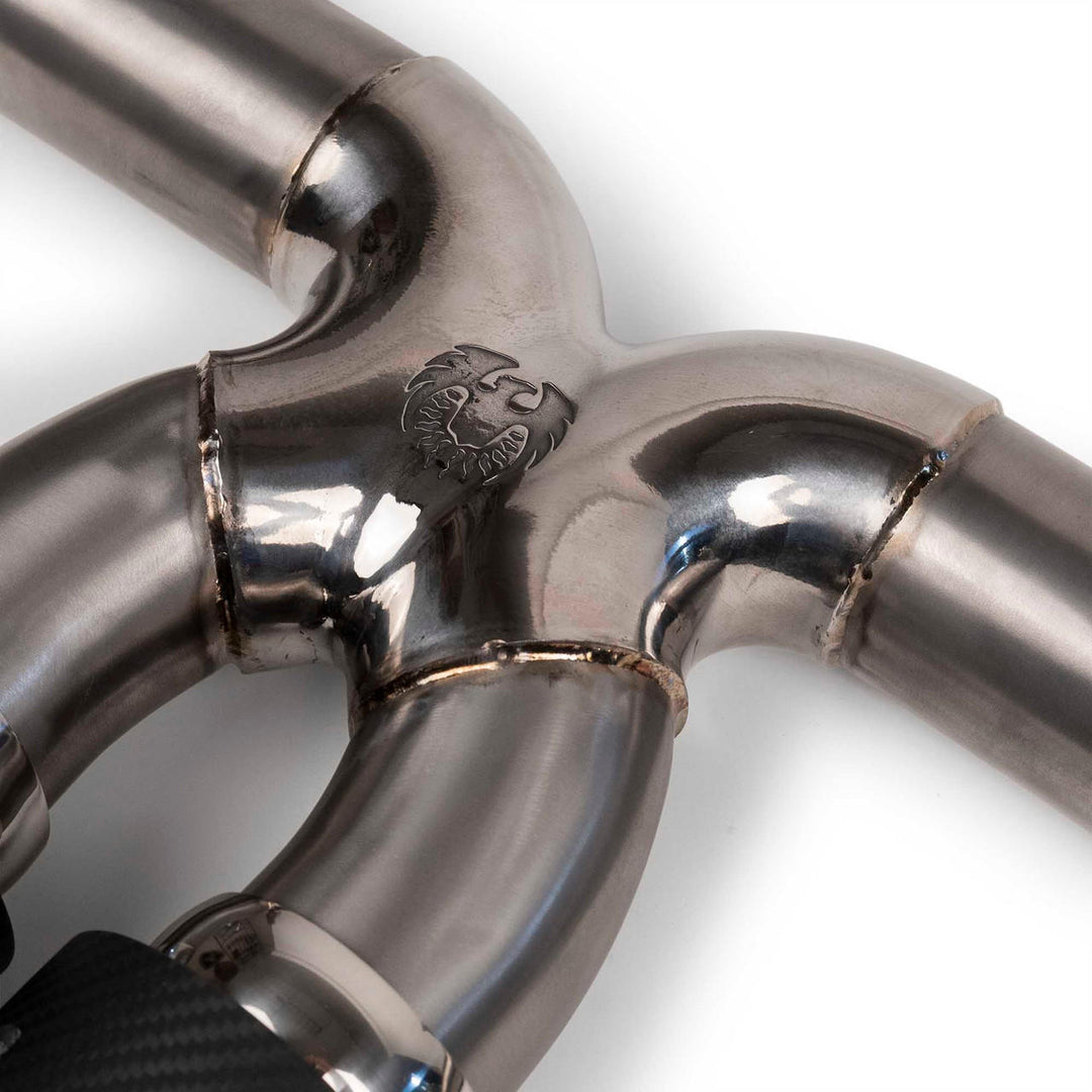 Fabspeed Porsche 992 GT3 / GT3 RS TITANIUM Supercup Cat-Back Exhaust System Non valved (2022+)