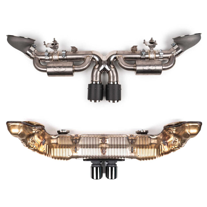 Fabspeed Porsche 992 GT3 / GT3 RS Titanium Valved Cat-Back Exhaust System (2022+)