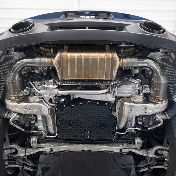 Fabspeed Porsche 992 Twin Turbo / Twin Turbo S Sport Catalytic Converters (2021+)