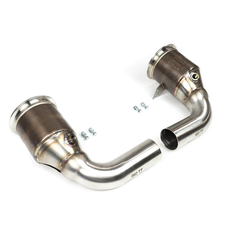 Fabspeed Porsche 992 Twin Turbo / Twin Turbo S Sport Catalytic Converters (2021+)